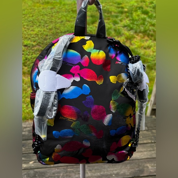Betsey Johnson Puffey posey backpack - Picture 2 of 15